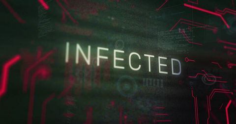 Futuristic Cybersecurity Malware Alert Concept - Download Free Stock Images Pikwizard.com