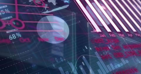 Dynamic Global Financial Data Display - Download Free Stock Images Pikwizard.com