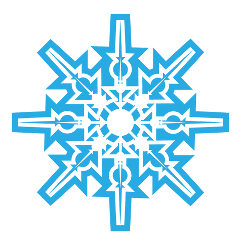 Intricate Transparent Blue Snowflake Graphic Motivation - Download Free Stock Videos Pikwizard.com