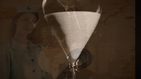 Time Passage and Historical Science Advancements Concept