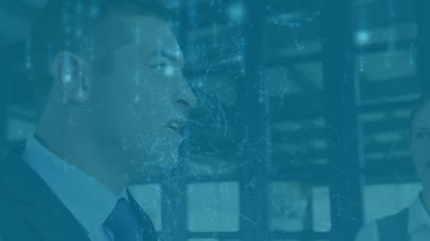 Business Professionals Discussing Networking Technology