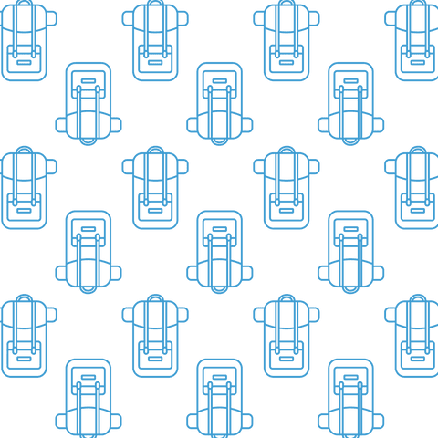 transparent blue backpack pattern icon background - Download Free Stock Videos Pikwizard.com