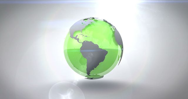 Green Globe Representing Environmental Awareness and Sustainability - Download Free Stock Images Pikwizard.com