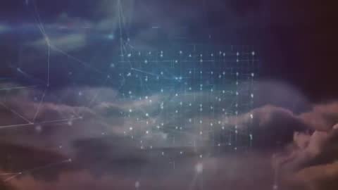 Futuristic Cloud Computing Network with Digital Connections