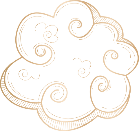 artistic cloud doodle with swirling spirals on transparent background - Download Free Stock Videos Pikwizard.com