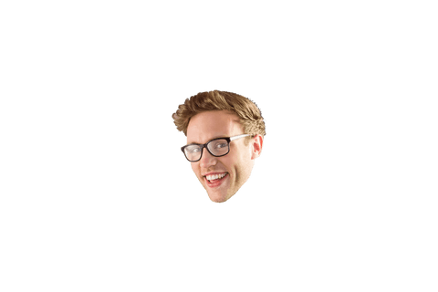 smiling face on transparent background with glasses - Download Free Stock Videos Pikwizard.com