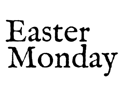 Easter Monday Text Design on Transparent Background - Download Free Stock Videos Pikwizard.com