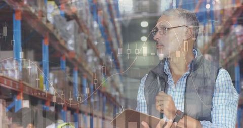 Warehouse Management Executives Analyzing Logistics Data Trends - Download Free Stock Images Pikwizard.com