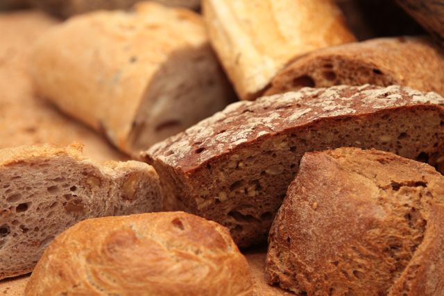 Variety of Artisan Breads Close Up - Download Free Stock Photos Pikwizard.com