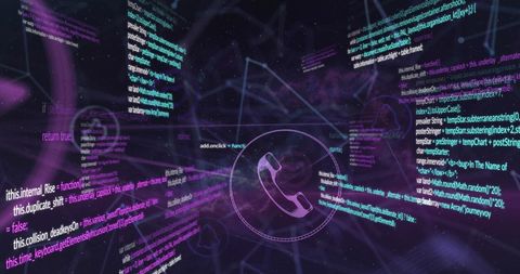 Futuristic Digital Communication and Coding Conceptual Background - Download Free Stock Images Pikwizard.com
