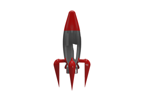 Red and Silver Rocket Illustration on Transparent Background - Download Free Stock Videos Pikwizard.com