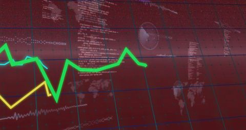 Global Financial Graph Showing Decline Indicating Recession - Download Free Stock Images Pikwizard.com