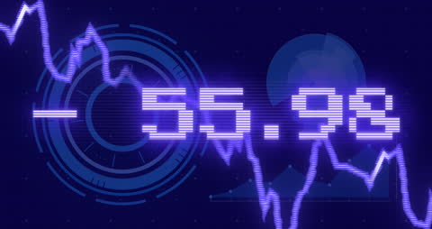 Digital Currency Loss with Futuristic Interface Elements