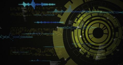 Digital Data Processing and Cybersecurity Interface Concept - Download Free Stock Images Pikwizard.com