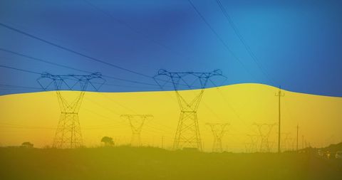 Ukraine Electricity Crisis and Economic Impact Concept - Download Free Stock Images Pikwizard.com