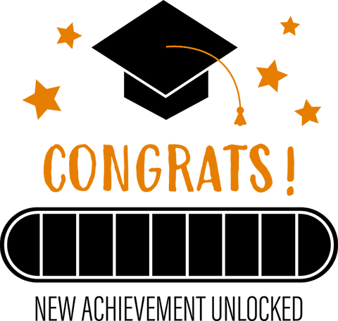 celebratory graduate cap on transparent background with progress bar - Download Free Stock Videos Pikwizard.com