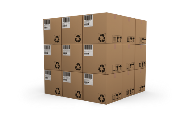 Stack of Cardboard Shipping Boxes on Transparent Background - Download Free Stock Videos Pikwizard.com