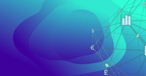 Digital Finance Data Processing on Gradient Background - Download Free Stock Images Pikwizard.com