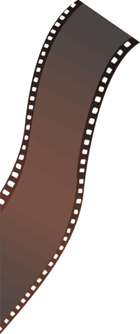 twisting film strip with sprocket holes on transparent background - Download Free Stock Videos Pikwizard.com