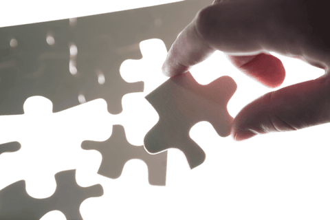 transparent puzzle piece held by hand symbolizing solutions - Download Free Stock Videos Pikwizard.com
