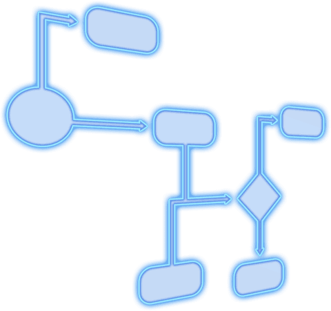 blue transparent flowchart diagram concept for presentation - Download Free Stock Videos Pikwizard.com