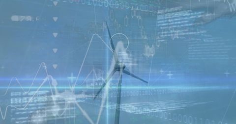 Global Technology and Financial Overview Wind Turbine Background