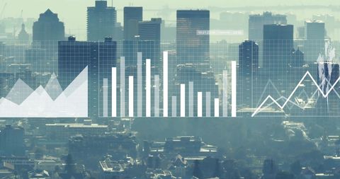Data Processing and Technology Concepts Across Urban Cityscape - Download Free Stock Images Pikwizard.com