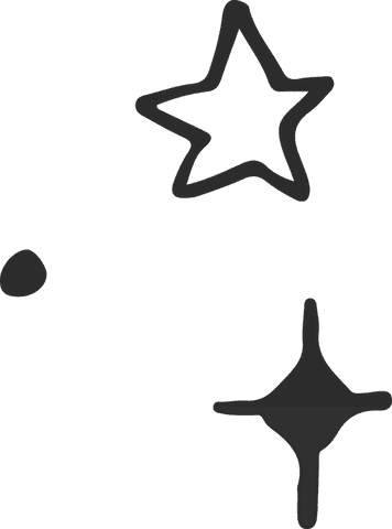 Minimalist Transparent Doodles with Star and Sparkle - Download Free Stock Videos Pikwizard.com
