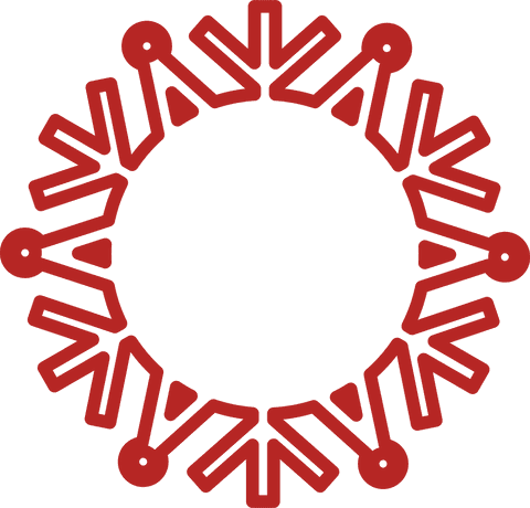 elegant christmas decoration wreath on transparent background - Download Free Stock Videos Pikwizard.com