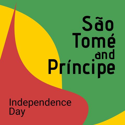 São Tomé and Príncipe Independence Day Celebration Vector Art - Download Free Stock Templates Pikwizard.com