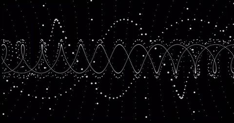 Abstract Data Patterns on Black Background Technology Concept - Download Free Stock Images Pikwizard.com