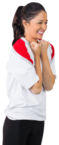 enthusiastic football fan celebrating victory transparent background - Download Free Stock Videos Pikwizard.com