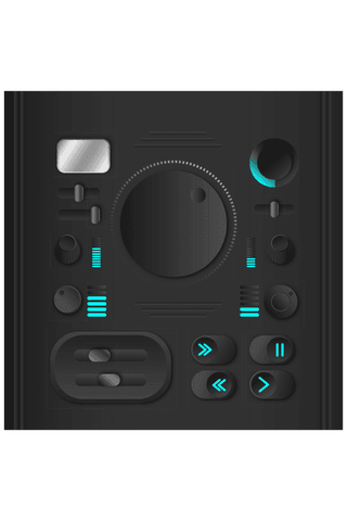 transparent electronic device illustration with buttons - Download Free Stock Videos Pikwizard.com