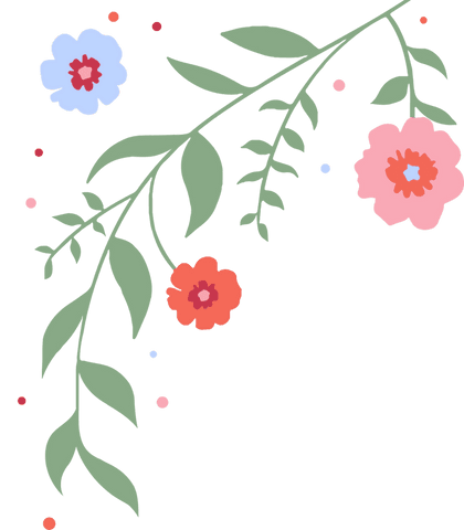 pastel floral branches with decorative dots on transparent - Download Free Stock Videos Pikwizard.com