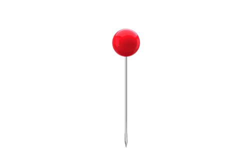 transparent red push pin symbol on clear background - Download Free Stock Videos Pikwizard.com