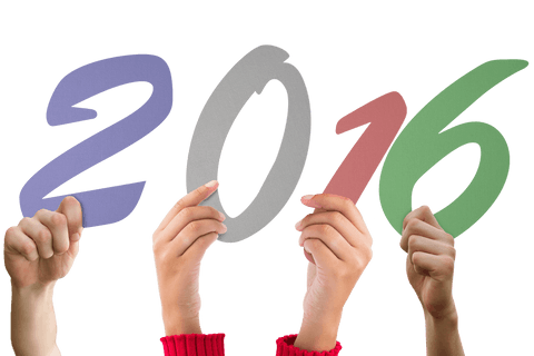 hands holding 2016 cutout transparent illustration - Download Free Stock Videos Pikwizard.com