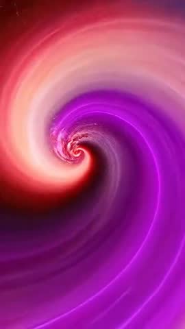 Magenta Spiral Vortex Rotating Toward Glowing Core Vertical Motion Loop