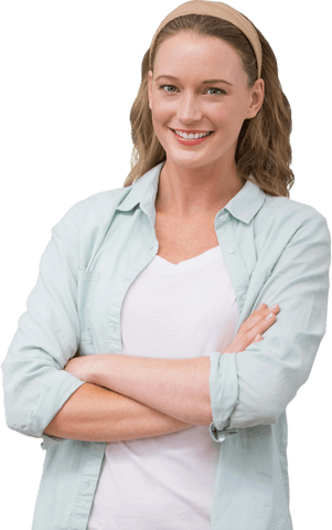 confident female professional with friendly smile transparent background - Download Free Stock Videos Pikwizard.com