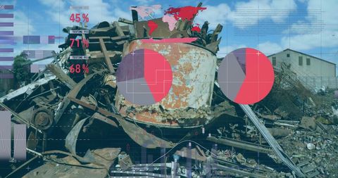 Interactive Global Waste Management Concept with Data Visualization