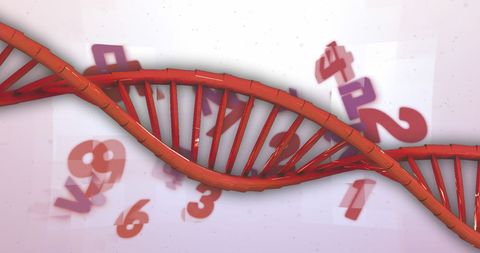 digital interface merging with dna sequence strain - Download Free Stock Images Pikwizard.com