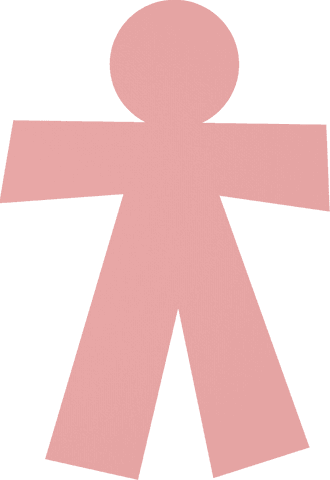 transparent pink human symbol in simplistic design - Download Free Stock Videos Pikwizard.com