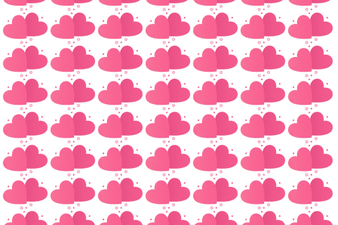 Seamless Transparent Pink Hearts Pattern for Valentine's Designs - Download Free Stock Videos Pikwizard.com