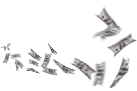 floating money curl on transparent background - Download Free Stock Videos Pikwizard.com