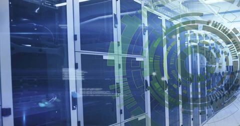 Digital Data Processing in High Tech Server Room - Download Free Stock Images Pikwizard.com