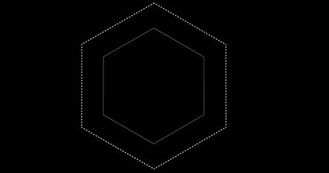 geometric hexagon on black background with digital design - Download Free Stock Images Pikwizard.com