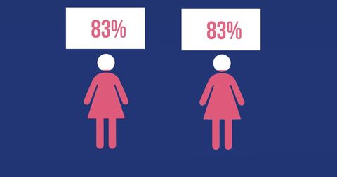 Infographic Illustrating Equal Statistics Display - Download Free Stock Images Pikwizard.com