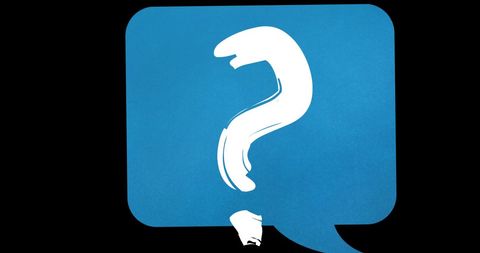Abstract Question Mark in Speech Bubble Illustration - Download Free Stock Images Pikwizard.com