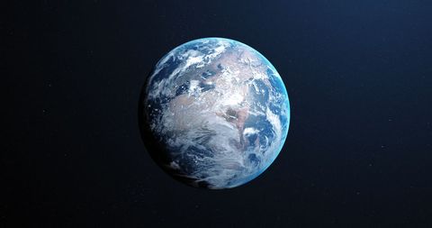 Blue Planet Earth in Space, Cosmology and Earth Science - Download Free Stock Images Pikwizard.com