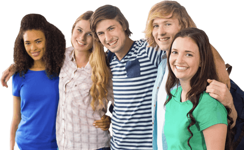 transparent group of happy diverse college students embracing - Download Free Stock Videos Pikwizard.com