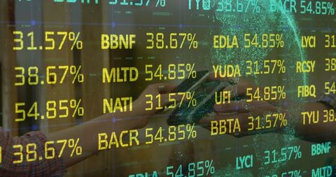 Digital payment overlay with financial data display